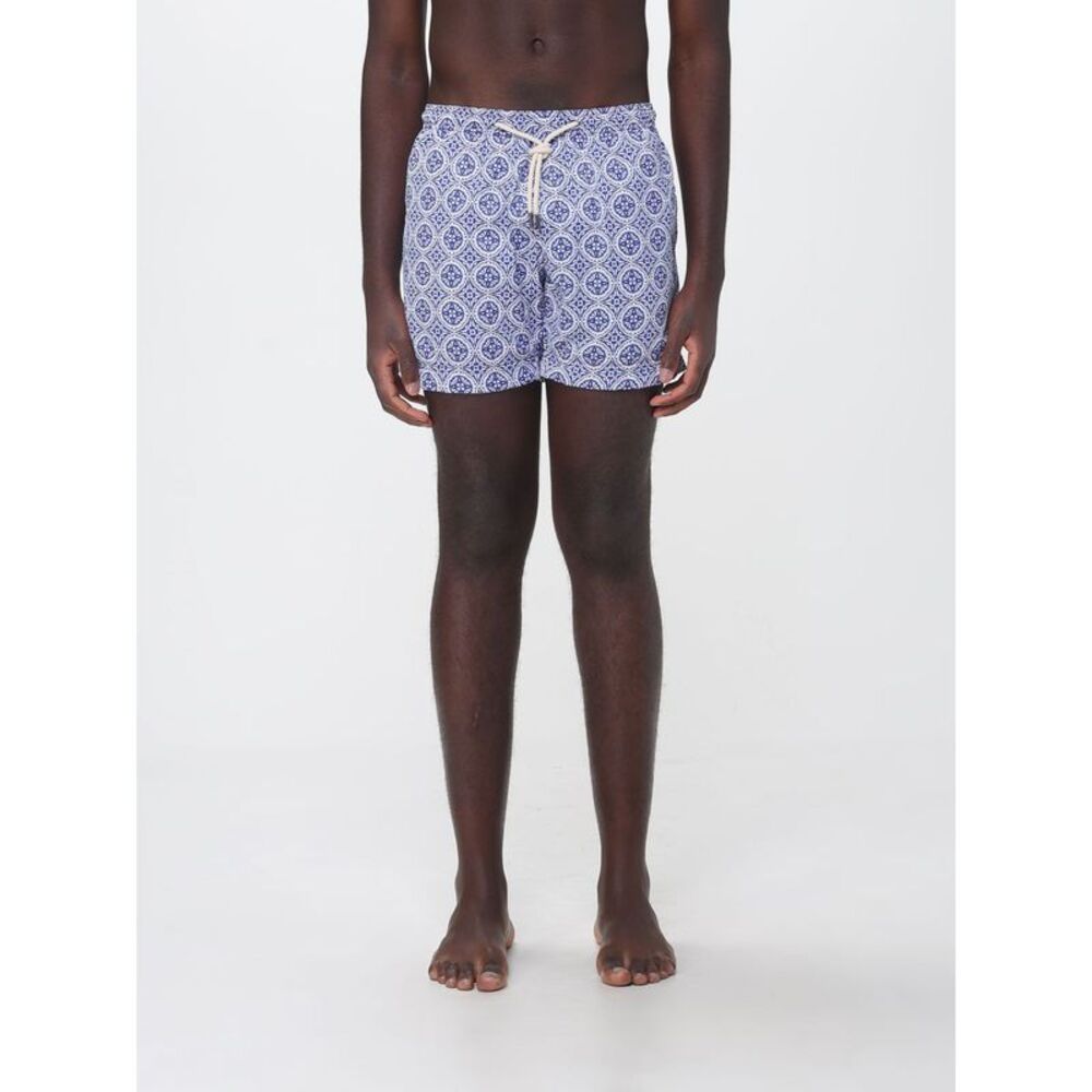 Peninsula Men Short Ethnic Pattern Swim Shorts Peninsula With Drawstring Waist